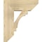 Ekena Millwork Merced Slat Rough Sawn Bracket w/ Offset Brace, Douglas Fir, 8"W x 20"D x 24"H BKT0806X20X24MRC06RDF - alternate 2